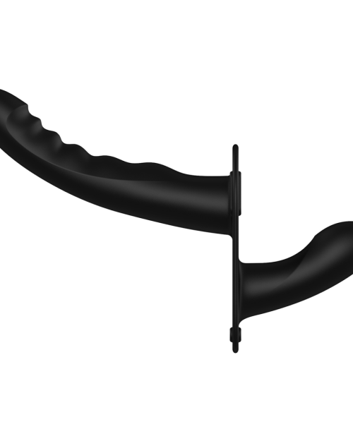 Ouch! Dual Vibrerende Verstelbare Strap On 15 cm