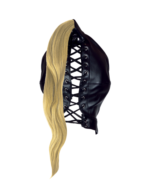 Ouch! Bondage Masker Met Blonde Paardenstaart