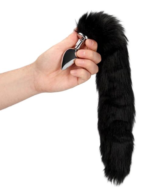 Ouch! Metalen Buttplug Met Lange Staart
