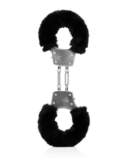 Ouch! Furry Metalen Handboeien Rood