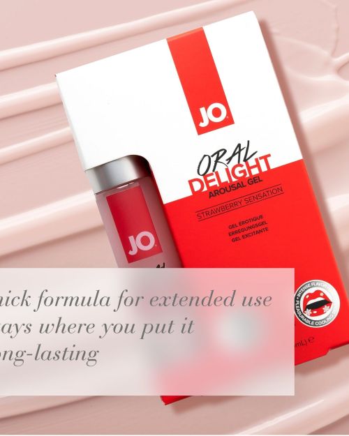 System JO Stimulerende Gel Orale Seks Aardbei 30 ml