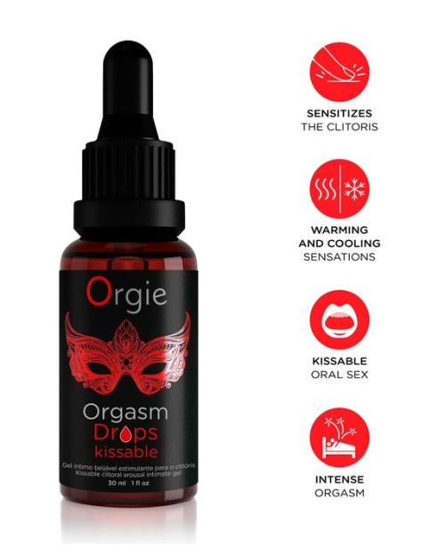 Orgie Orgasm Drops Kissable 30 ml