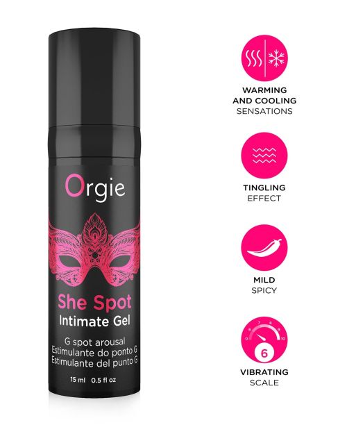 Orgie She Spot Stimulerende G-Spot Gel 15 ml