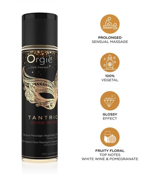 Orgie Tantric Sensuele Massage Olie 200 ml Amor