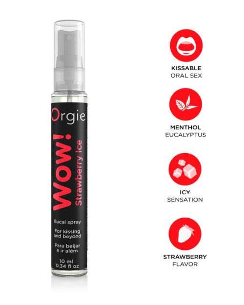 Orgie Wow Strawberry Ice Bucal Spray 10 ml