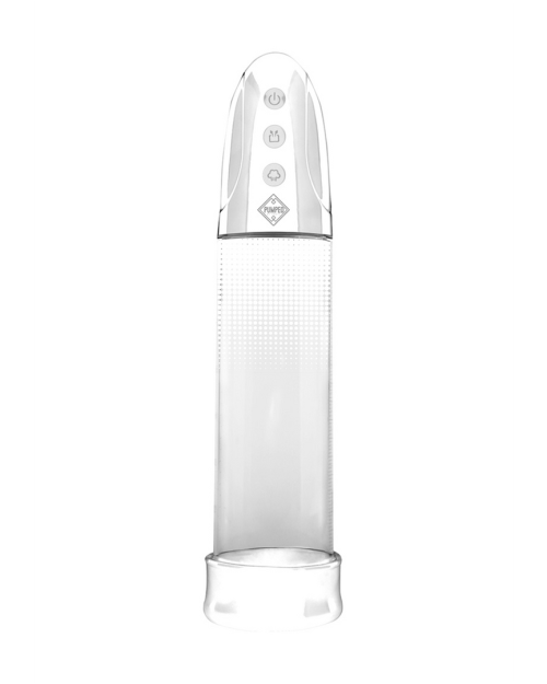 Pumped Automatische Oplaadbare Luv Penispomp Transparant