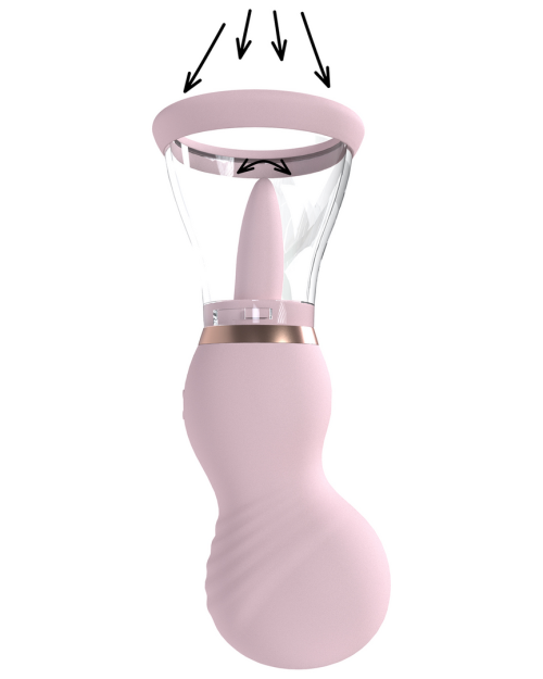 Pumped Sensual Vagina&Borst Pomp Purper