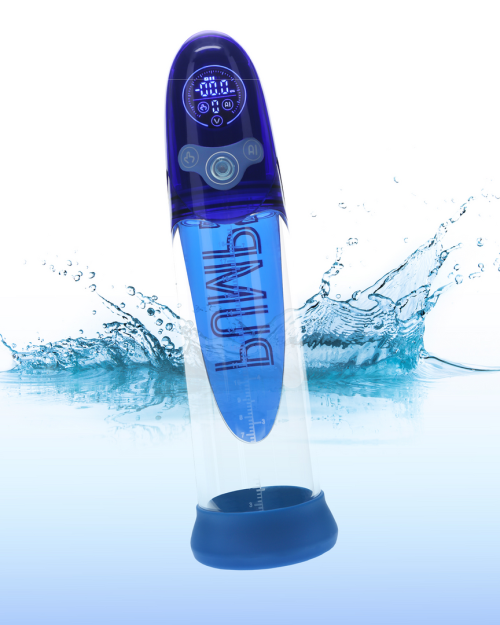 Pumped Aqua Pro Automatische AI Penispomp Blauw