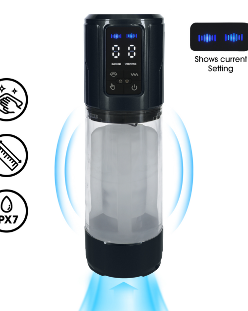 Pumped Ultralift Automatische Masturbator Blauw