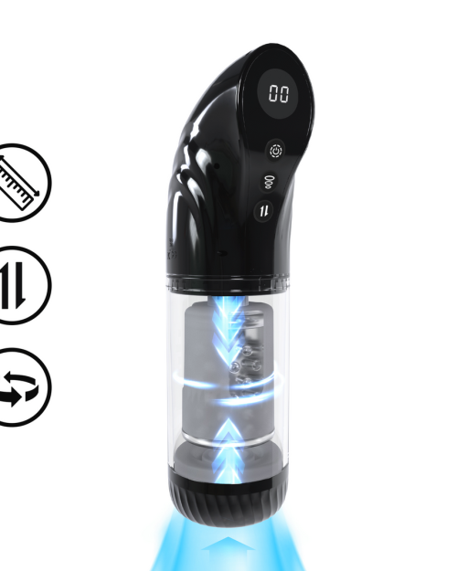 Pumped Strokemate Automatische Masturbator Rood