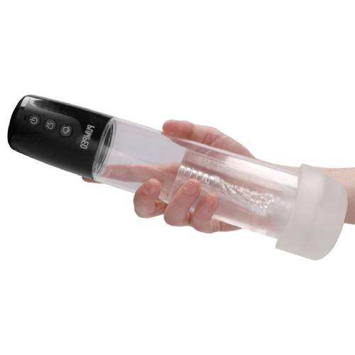 Pumped Automatische Cyber Penispomp Met Sleeve