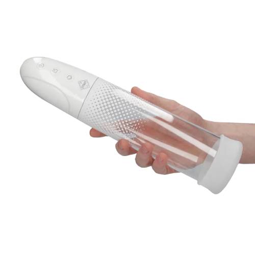 Pumped Automatische Oplaadbare Luv Penispomp Transparant