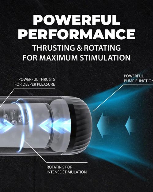 Pumped Strokemate Automatische Masturbator Rood