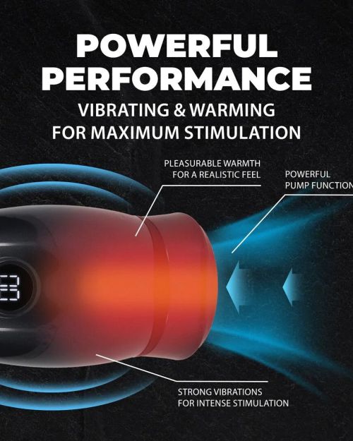 Pumped Virtuo Automatische Masturbator Rood