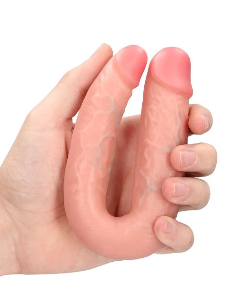 RealRock U Shaped Dubbele Dildo 13 cm