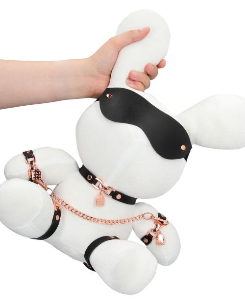 S-Line Bondage White Velvet Knuffel Konijn