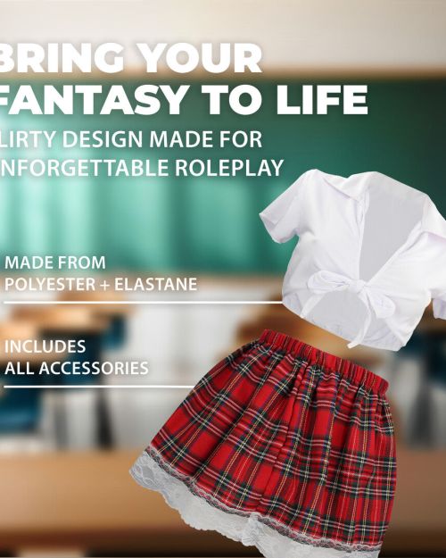 S-Line Schoolmeid Kostuum S/M