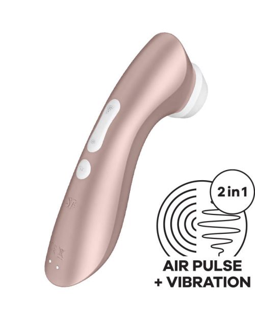 Satisfyer Pro 2+ Luchtdruk Vibrator + Vibratie