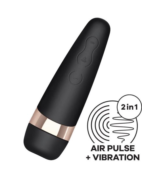 Satisfyer Pro 3+ Luchtdruk Vibrator + Vibratie