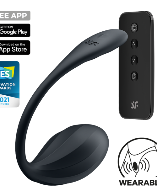 Satisfyer Ribbed Petal Draagbare Vibrator 18 cm Roos