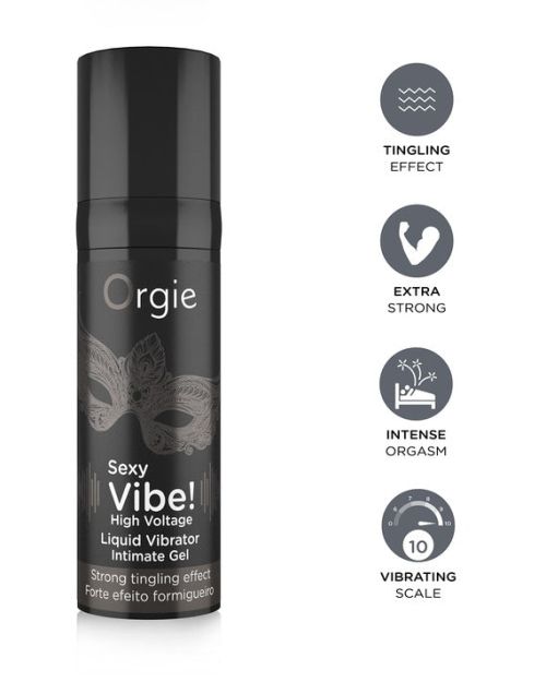 Orgie Sexy Vibe! High Voltage Liquid Vibrator 15 ml