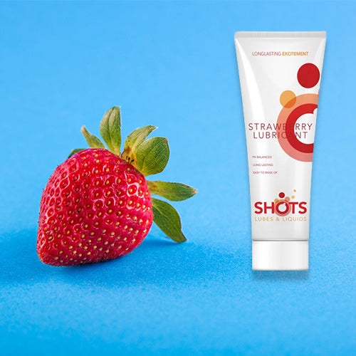 Shots Glijmiddel Met Smaak 100 ml Aardbei