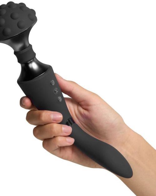 Vive Shiatsu Buigbare Wand Massager 27 Cm Purper