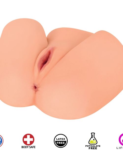 Curve Toys Mistress Zoe Jackhammer Butt Vanilla