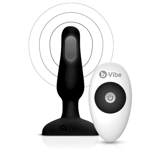 B-Vibe Novice Vibrerende Buttplug 10 Cm Roos