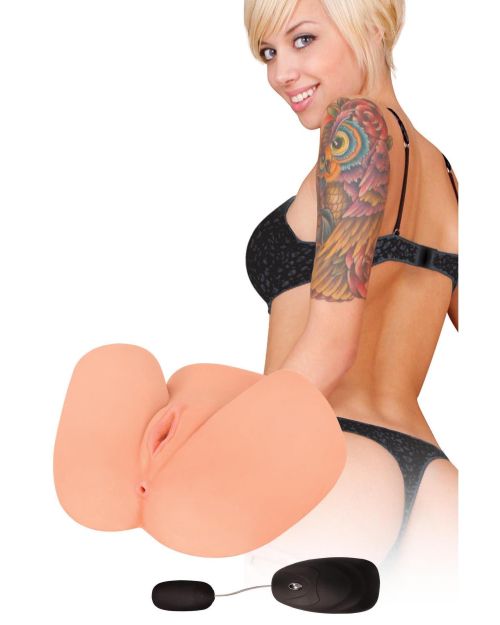 Curve Toys Mistress Zoe Jackhammer Butt Vanilla