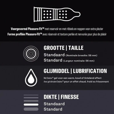 Durex Orgasm’Intense Condooms 10 Stuks