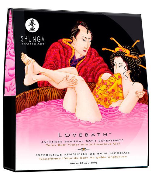 Shunga Lovebath Badgel 650 gr Dragon Fruit