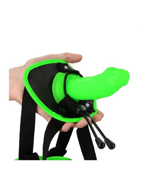 Ouch! Glow in the Dark Strapon Dildo 14,5 Cm