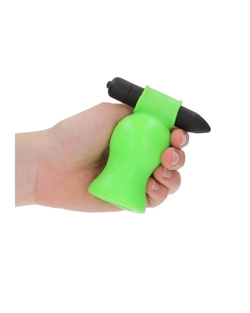 Ouch! Glow in the Dark Vibrerende Eikel Masturbator