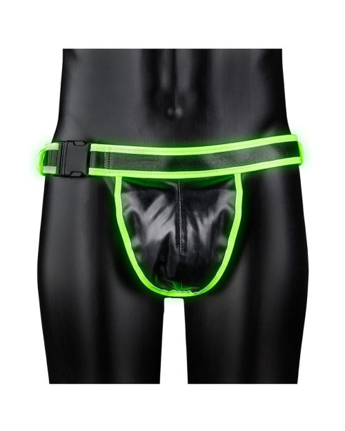 Ouch! Glow in the Dark Jockstrap Met Gesp #1 L/XL