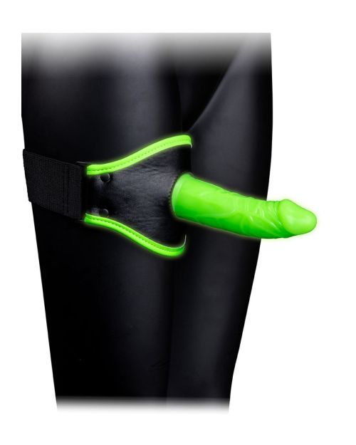 Ouch! Glow in the Dark Dijbeen Strap-On Dildo 14 cm