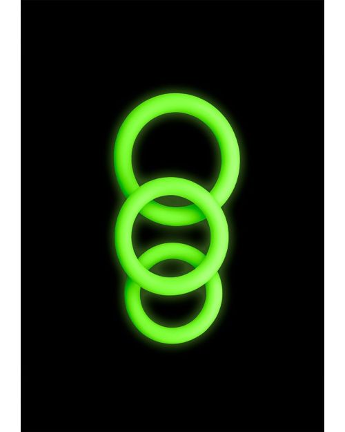 Ouch! Glow in the Dark Cockringset 3 Stuks
