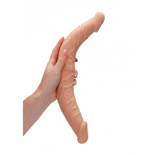 RealRock Dubbele Dildo 36 cm Bruin