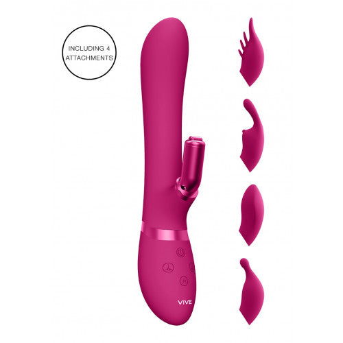 Vive Chou Rabbit Vibrator 22 Cm Roos