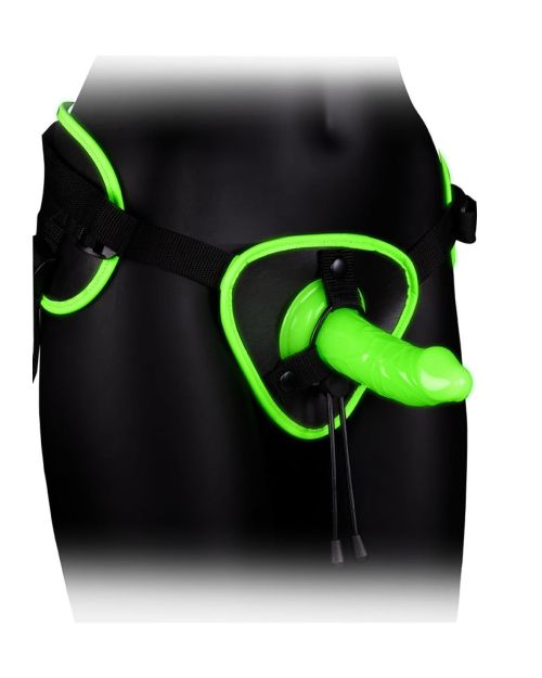 Ouch! Glow in the Dark Strapon Dildo 14,5 Cm