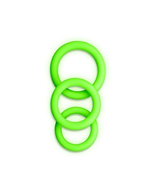 Ouch! Glow in the Dark Cockringset 3 Stuks